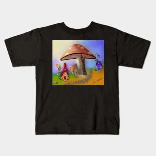 Three Houses in a Row Kids T-Shirt